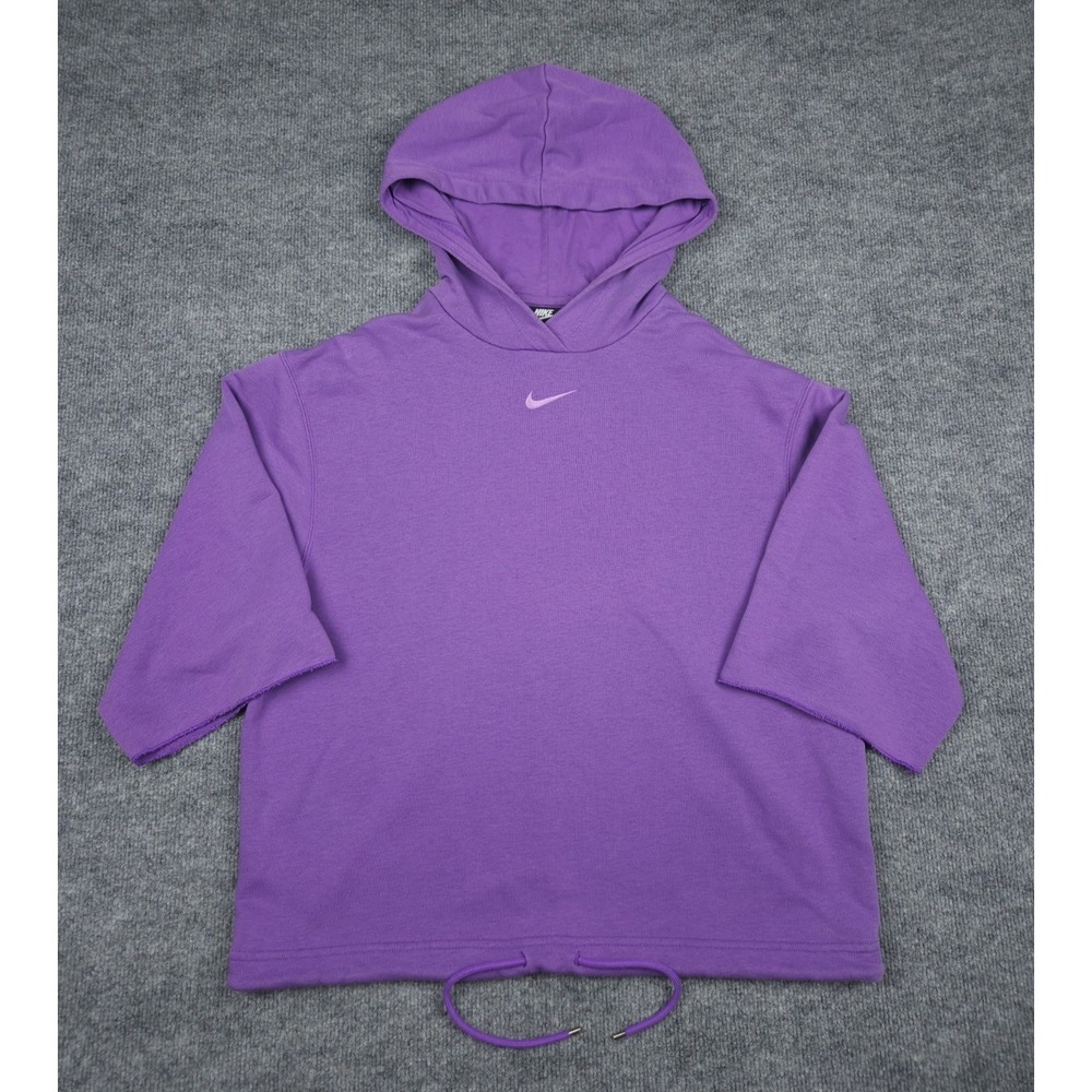Nike Oversized Hoodie Sweater Women's‎ Small Purple Center Swoosh